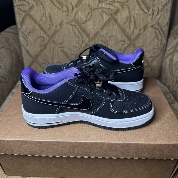 Nike Air Force 1 Low '07 LV8 GS 'World Champ' DQ0300-001 GS Size 3.5Y - Picture 2 of 10